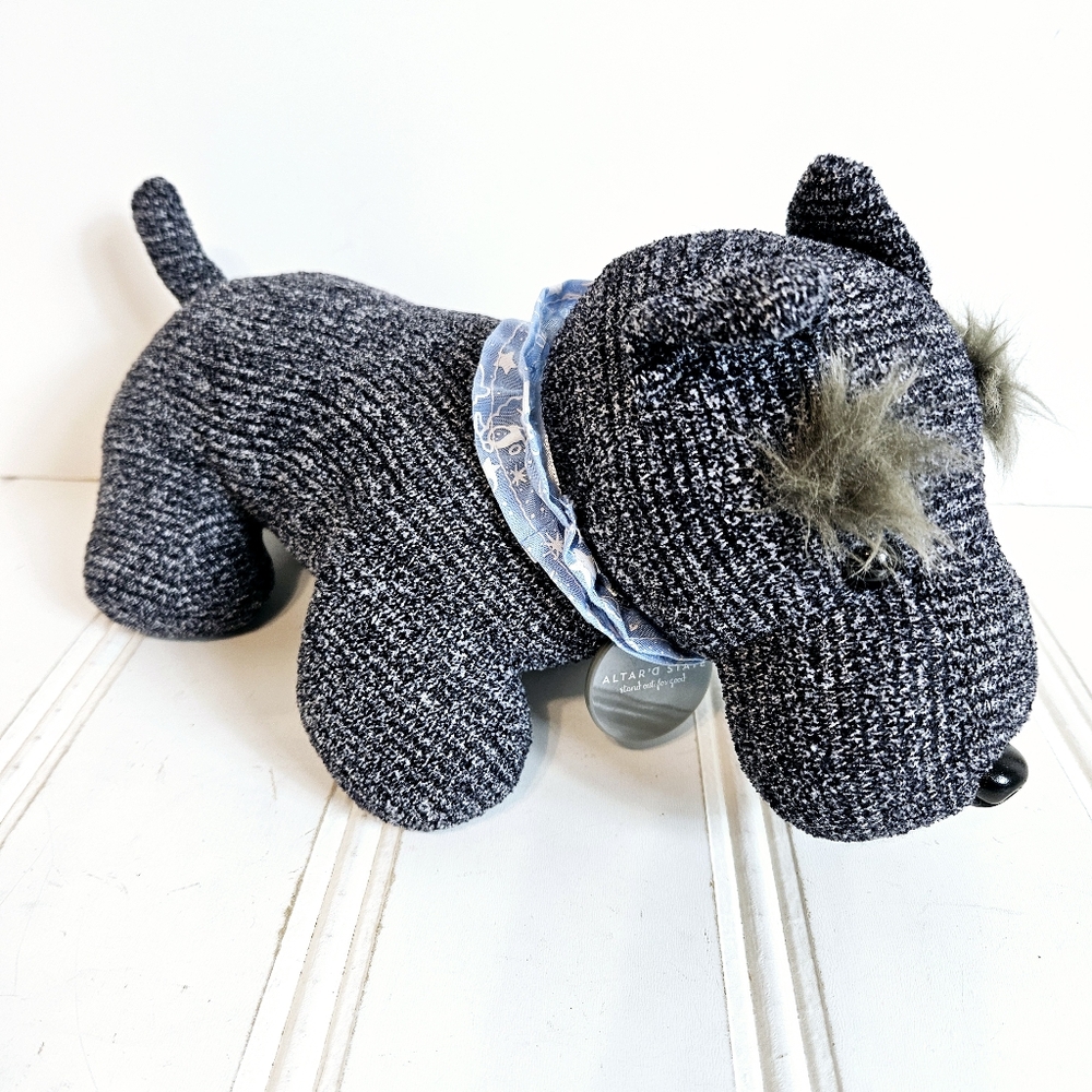 Altar'd State Stuffed Animal "ABEL" Scotty Scottish Terrier Dog Plush Toy